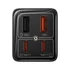 Baseus GaN6 Pro hálózati gyorstöltő 65W 2×USB-C + 2×USB-A fekete (P10162701113-00)