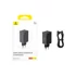 Baseus GaN6 Pro hálózati gyorstöltő 65W 2×USB-C + 2×USB-A fekete (P10162701113-00)