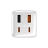 Baseus GaN6 Pro hálózati gyorstöltő 100W 2×USB-C + 2×USB-A fehér (P10162705212-00)