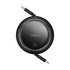 Baseus Free2Draw Mini USB Type-C 100W automata behúzós gyorstöltő adatkábel 1m fekete (P10364500111-00)