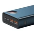 Baseus Adaman Metal Powerbank 20000mAh, PD, QC 3.0, 65W, 2xUSB + USB-C + mikro USB, (kék)