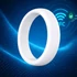 CARNEO Pay Ring fényes fehér fizetési gyűrű, 10-es méret (8588010359575)