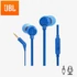 JBL Tune 110 vezetékes mikrofonos fülhallgató kék (JBL-T110-BLU)