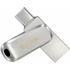 SanDisk DUAL DRIVE LUXE PenDrove USB 3.1 USB-C 128GB ezüst (00186464)